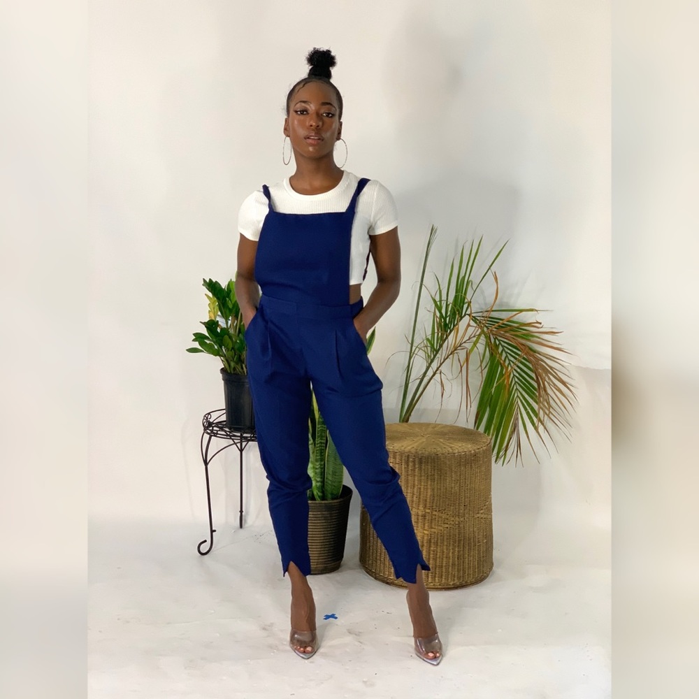 Blue Dressy Overhauls